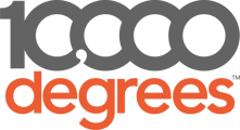 10,000 Degrees Logo