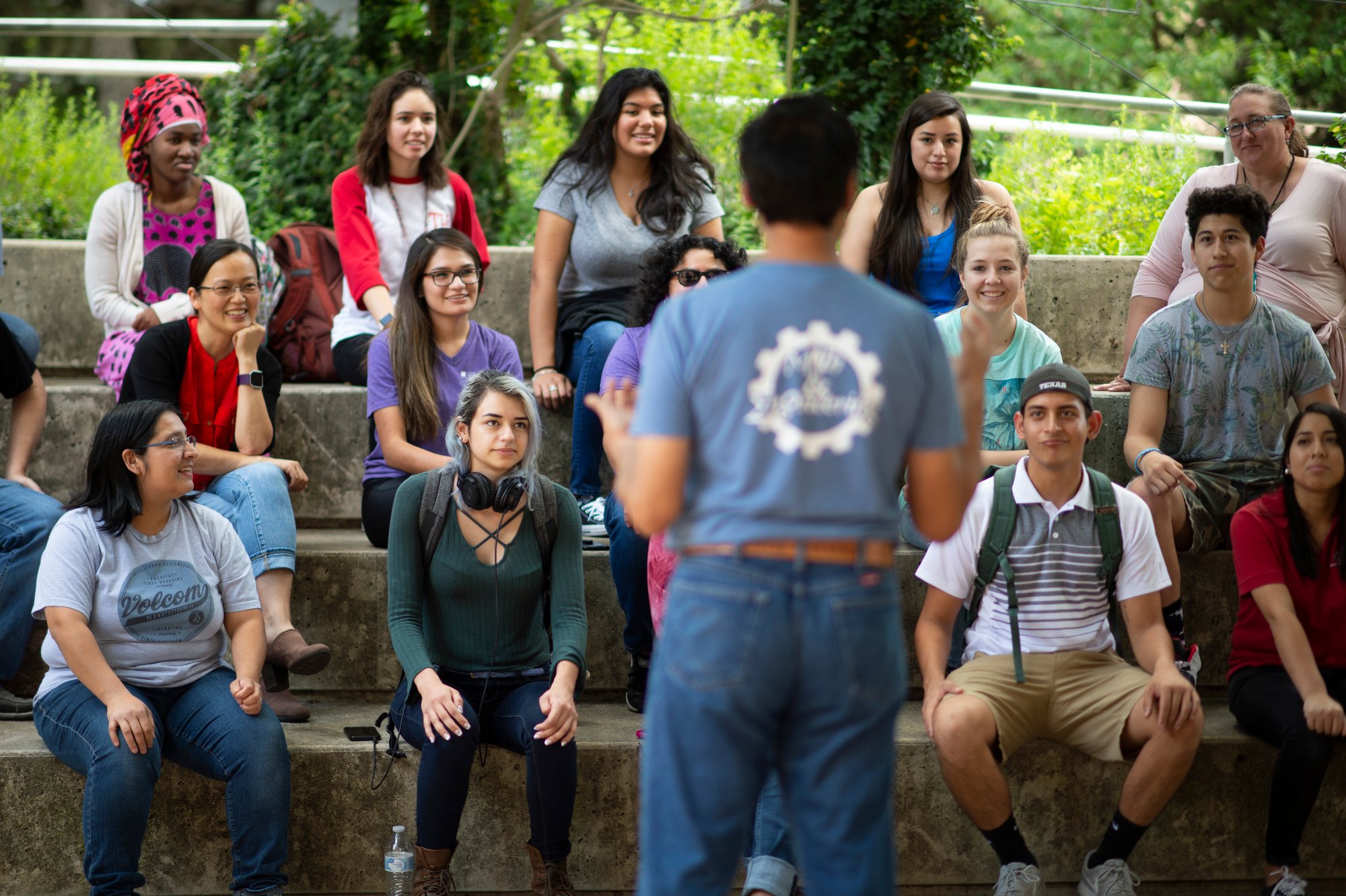 Alamo College Students Outside