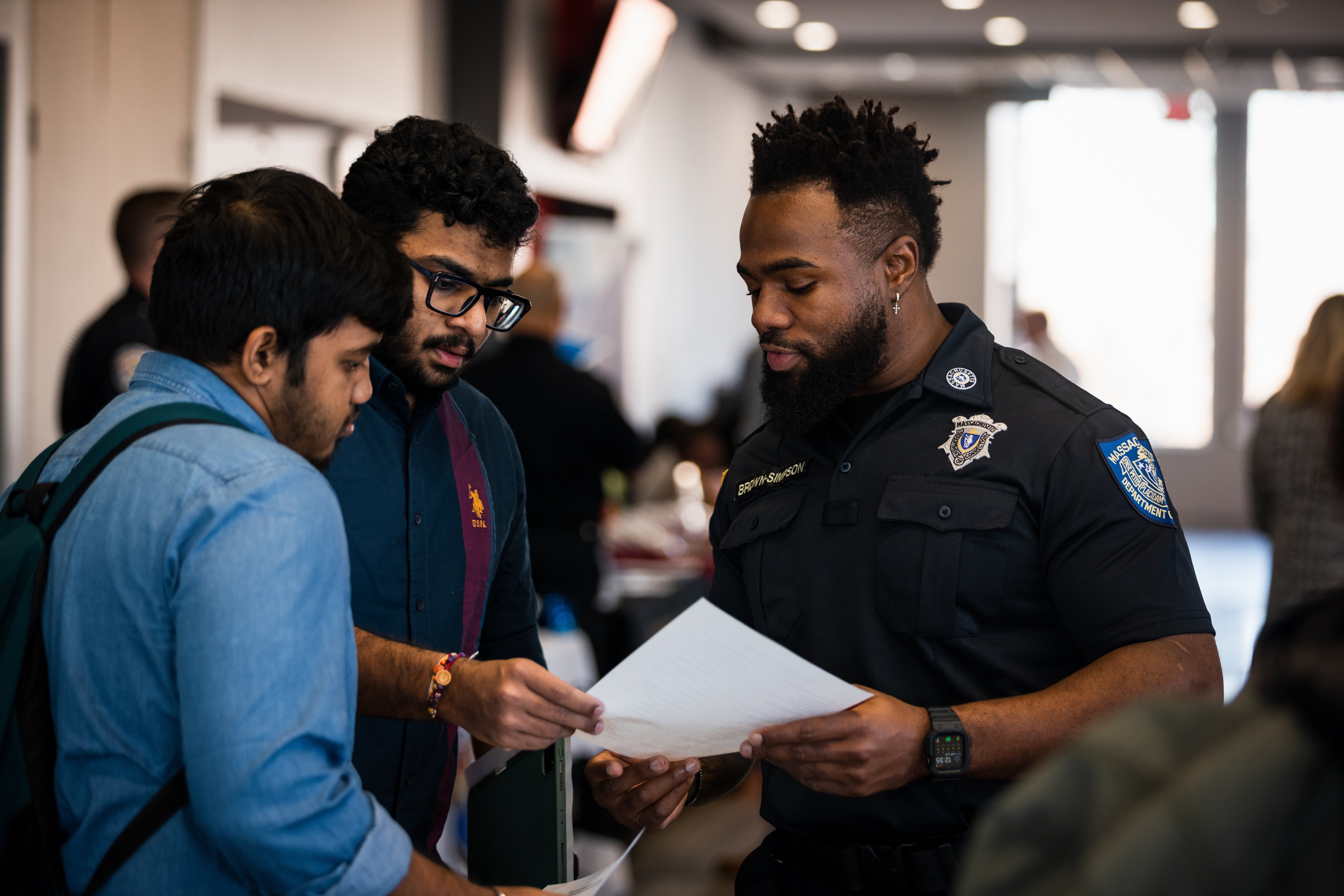 University of Hartford Student Meeting with Employer