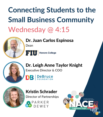 Connecting  Students to the Small Business Community - 2022 NACE Conference Sessions